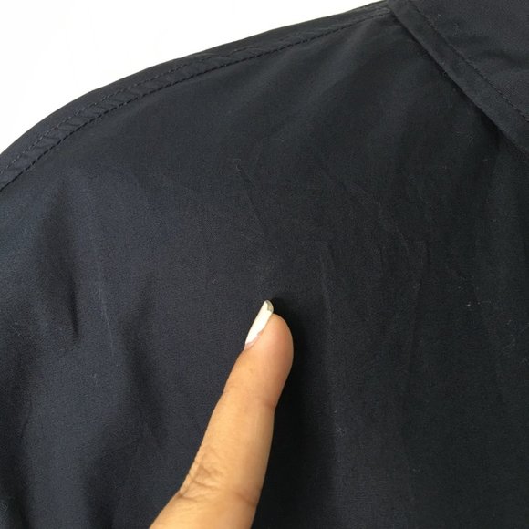 Prospective Flow Women's Black Short Sleeve Button Down Shirt Dress Size Small - Picture 6 of 16